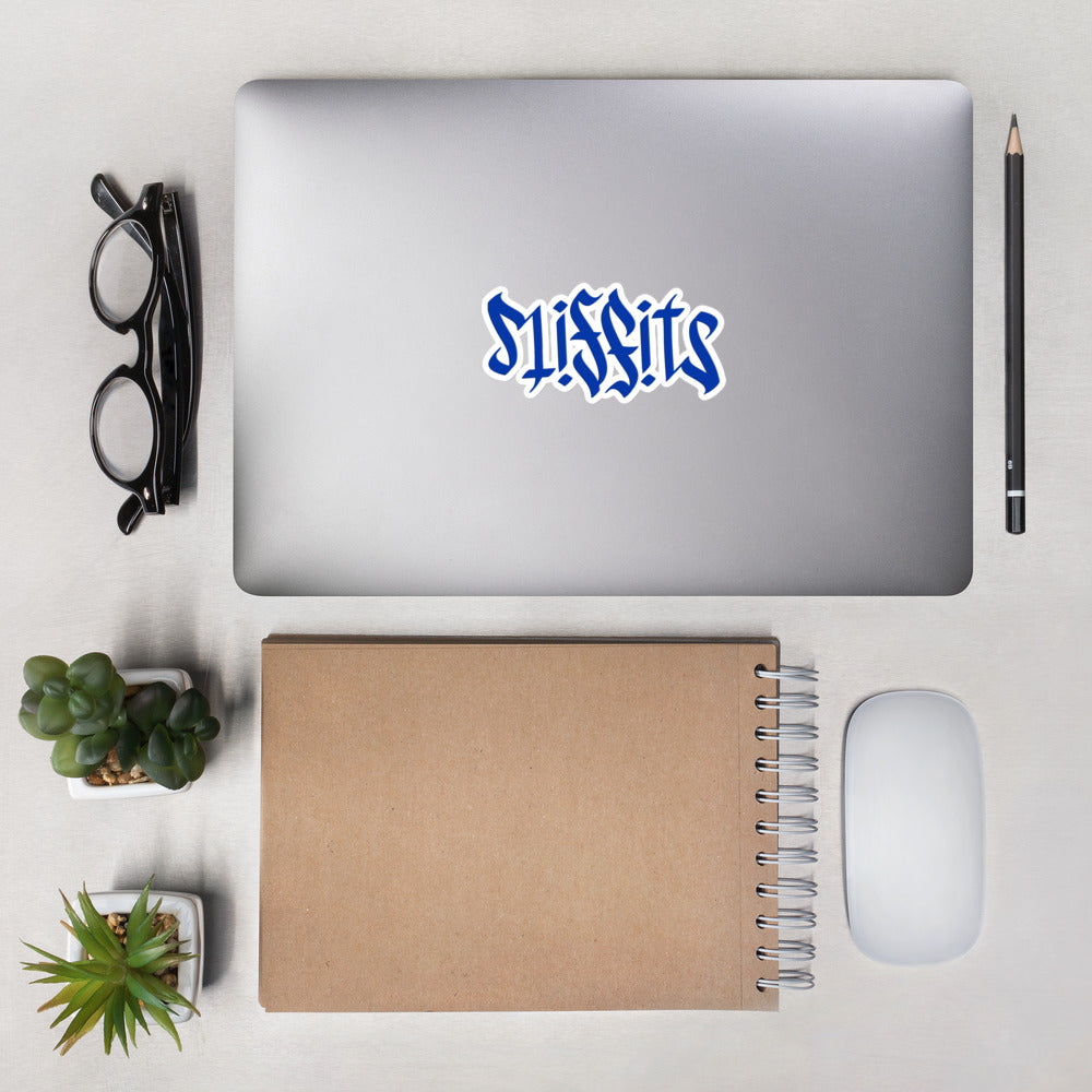 Blue Misfits Ambigram Sticker