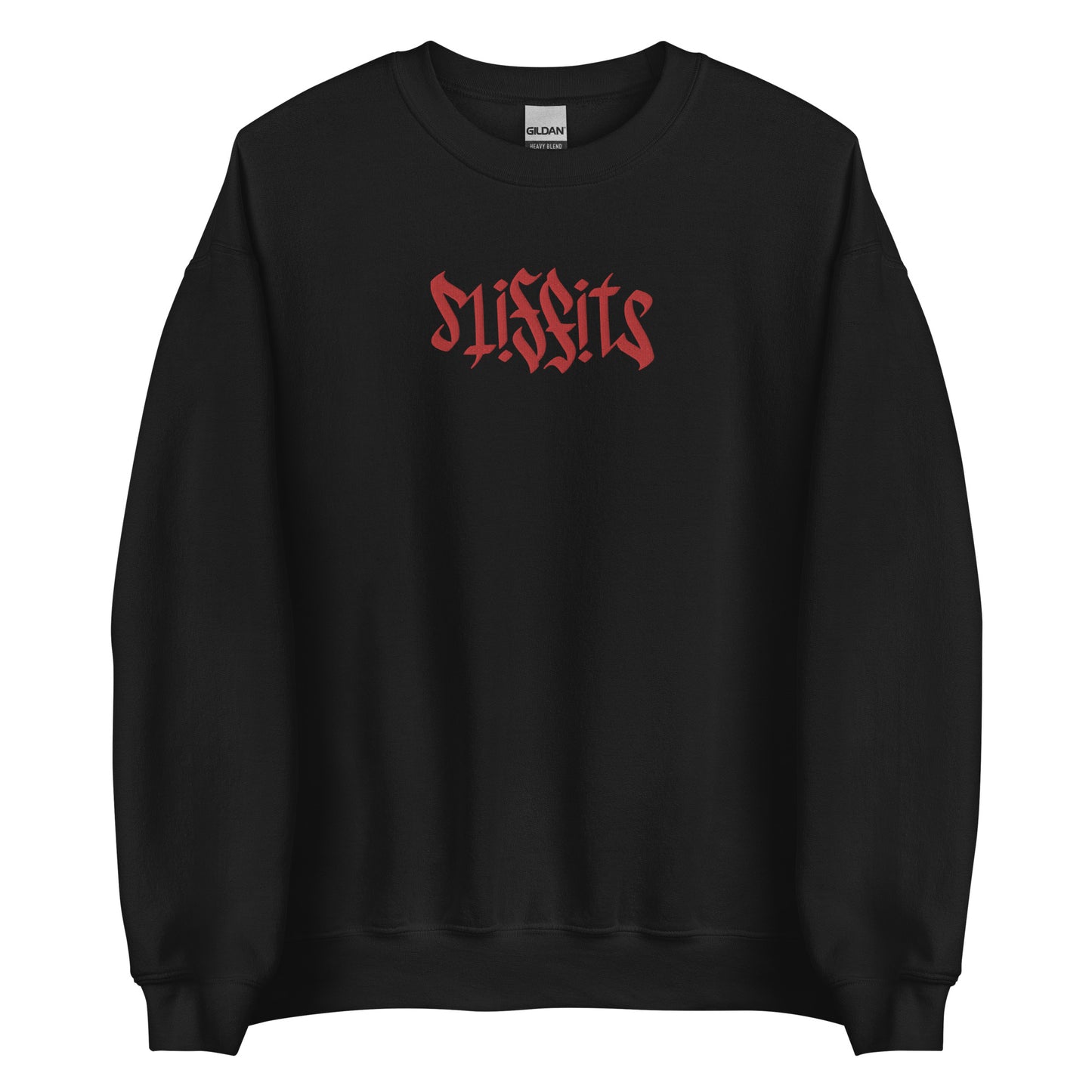 Misfits Ambigram (Red Embroidery) Unisex Sweatshirt