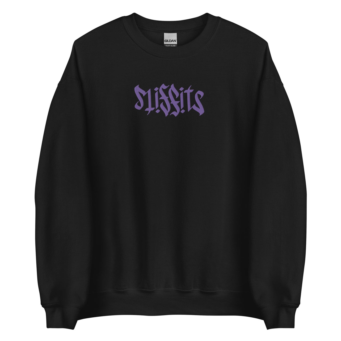 Misfits Ambigram (Purple Embroidery) Unisex Sweatshirt