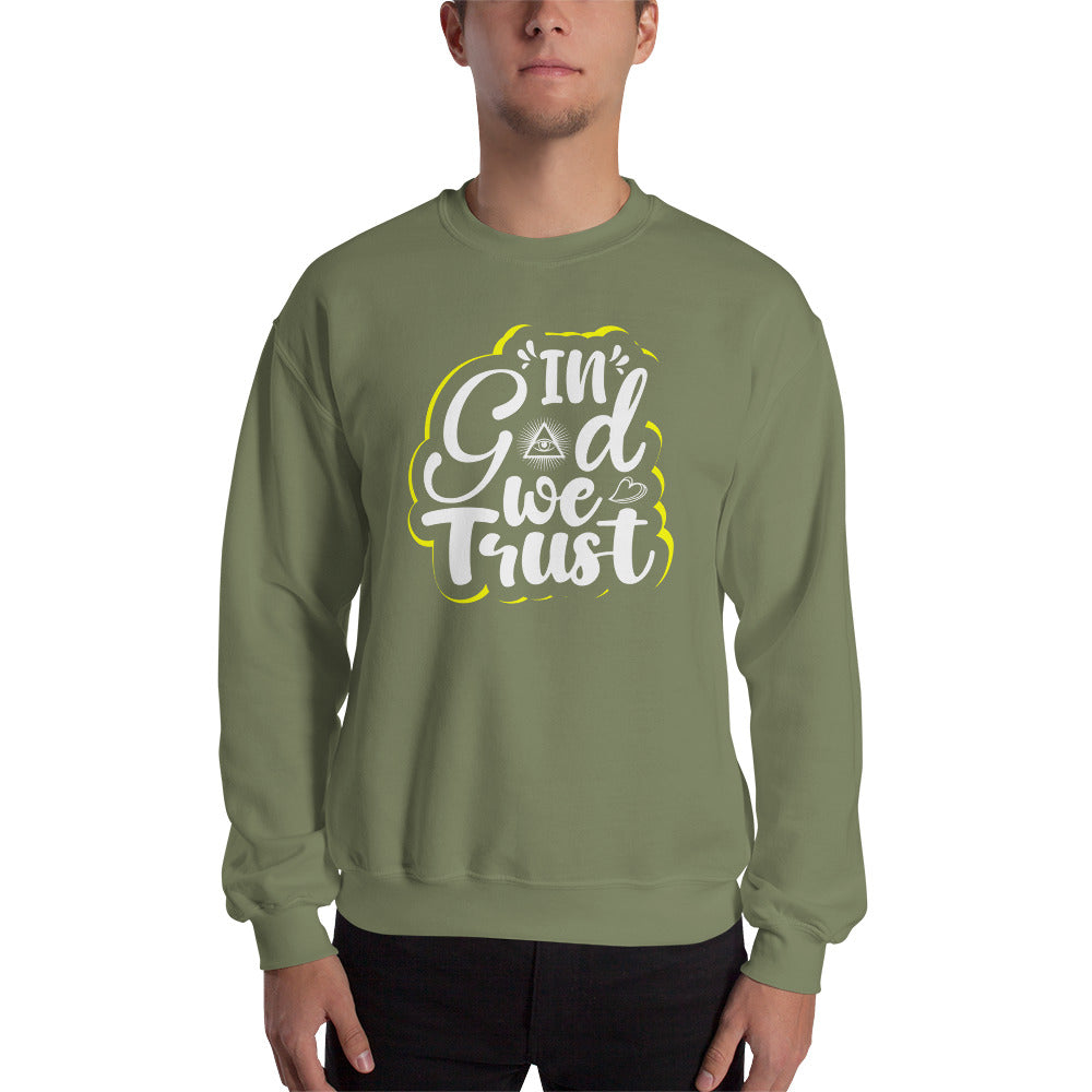 In God We Trust Eye Of Providence Unisex Sweatshirt