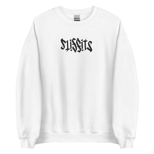 Misfits Ambigram (Black Embroidery) Unisex Sweatshirt