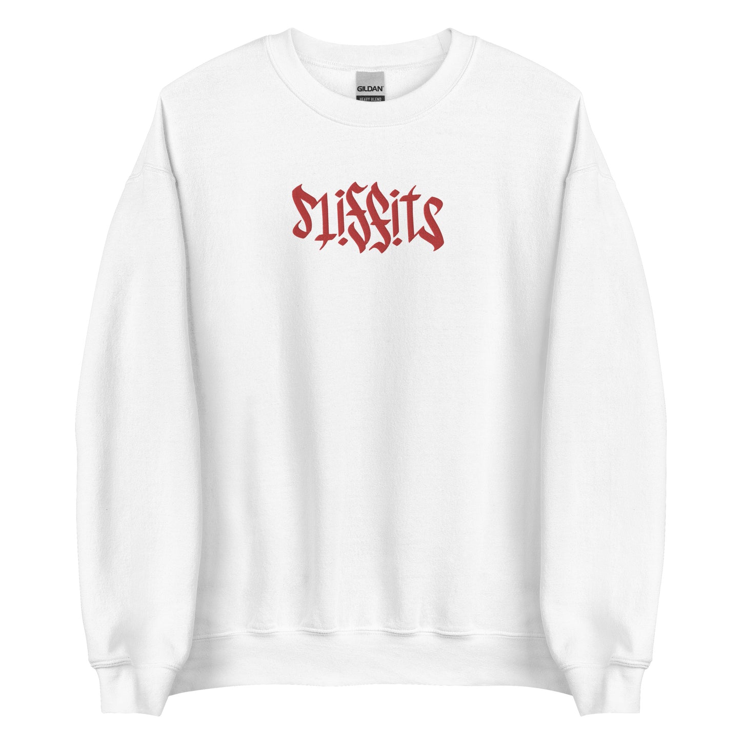 Misfits Ambigram (Red Embroidery) Unisex Sweatshirt