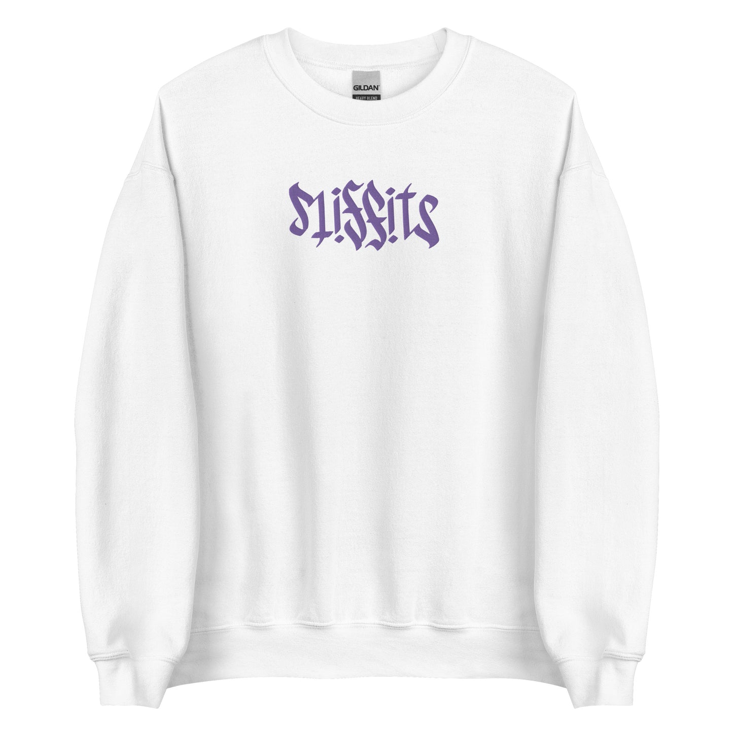 Misfits Ambigram (Purple Embroidery) Unisex Sweatshirt