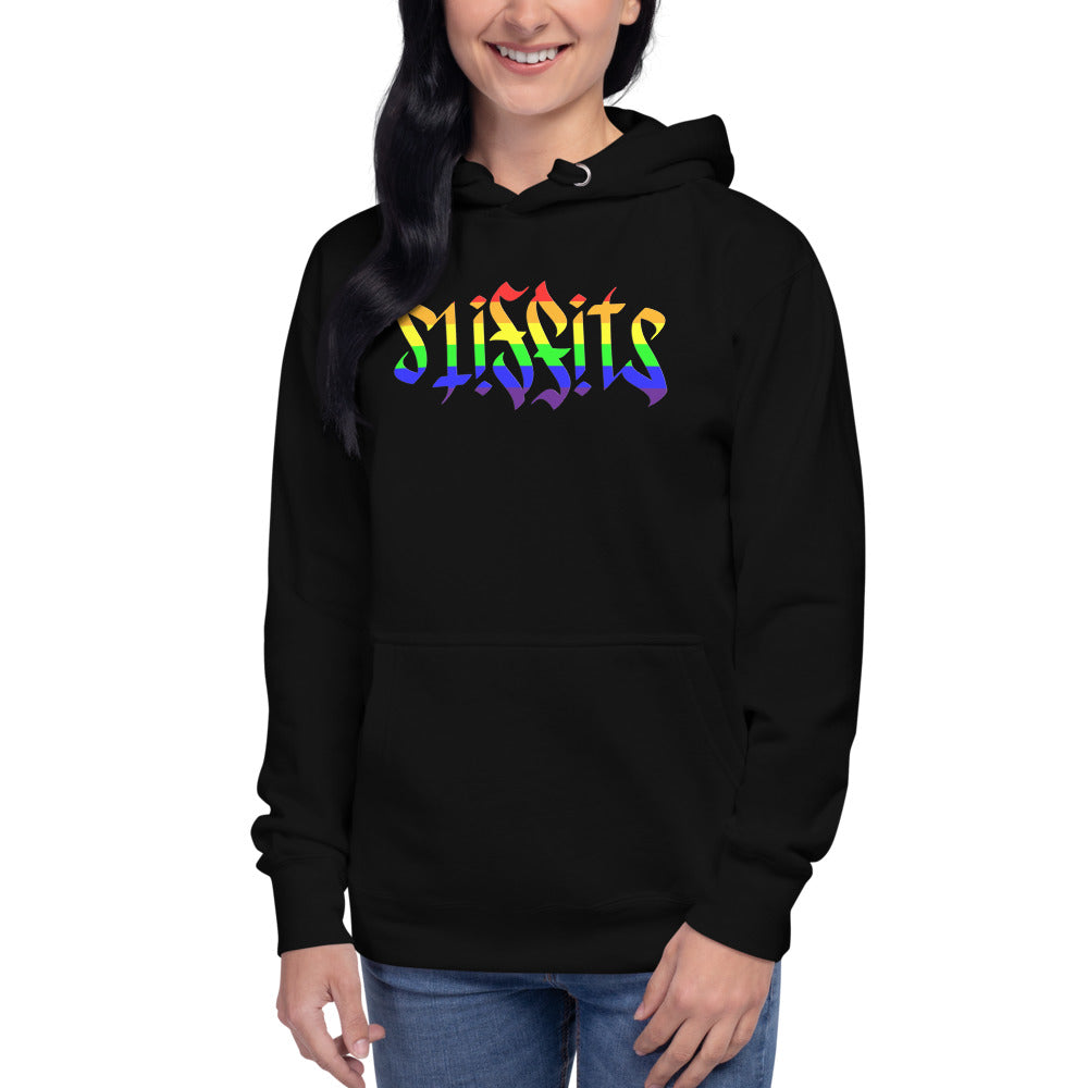 Misfits Ambigram Pride Unisex Hoodie