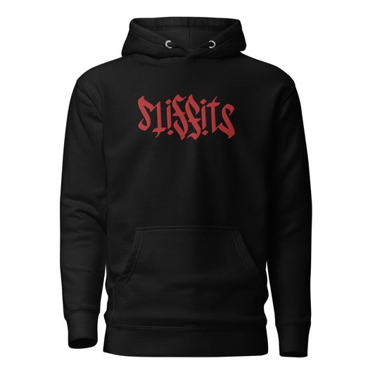 Misfits Ambigram (Red Embroidery) Unisex Hoodie