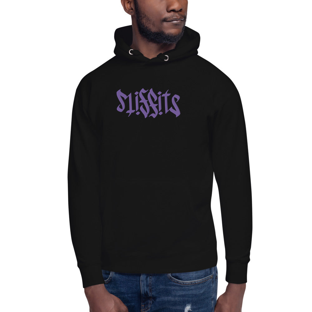 Misfits Ambigram (Purple Embroidery) Unisex Hoodie