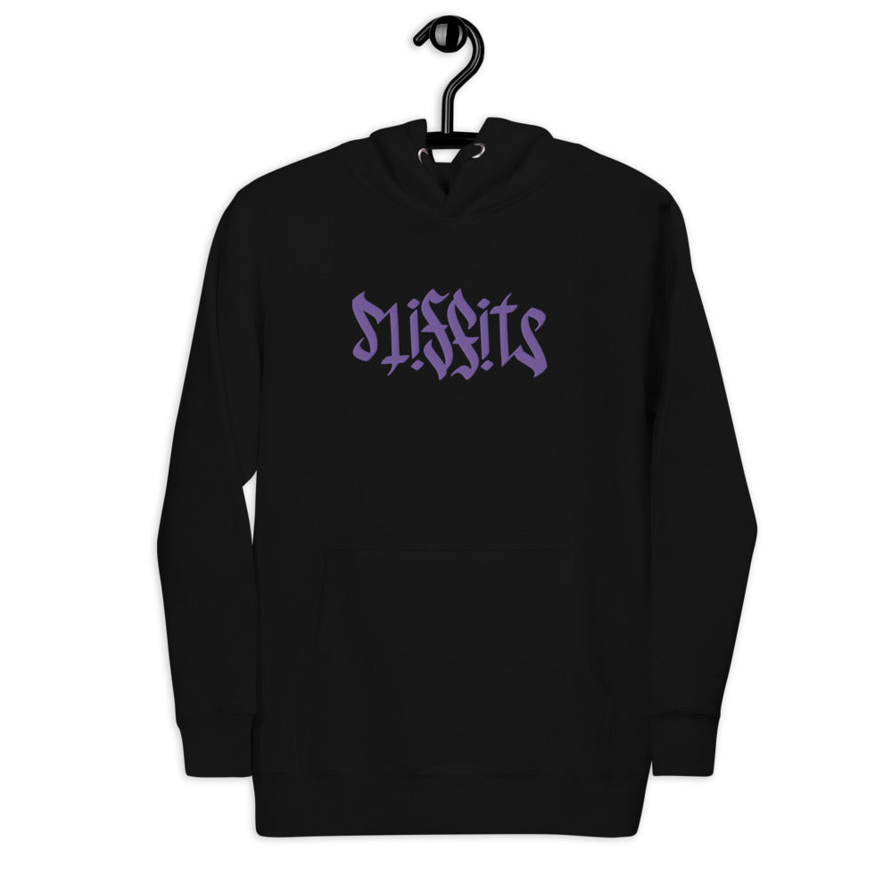 Misfits Ambigram (Purple Embroidery) Unisex Hoodie