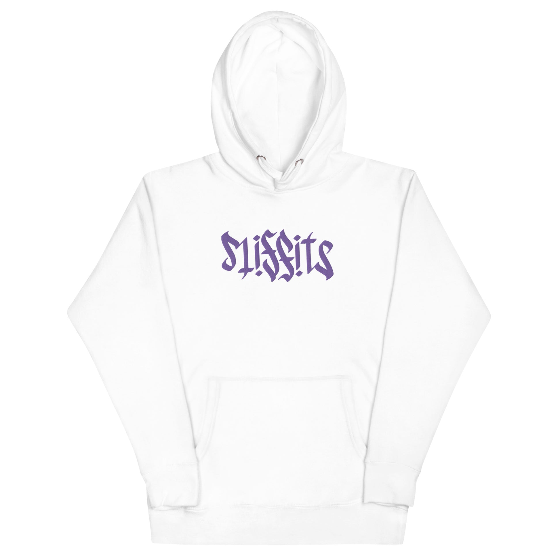 Misfits Ambigram (Purple Embroidery) Unisex Hoodie