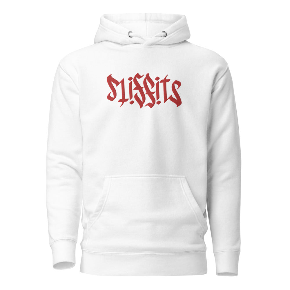 Misfits Ambigram (Red Embroidery) Unisex Hoodie