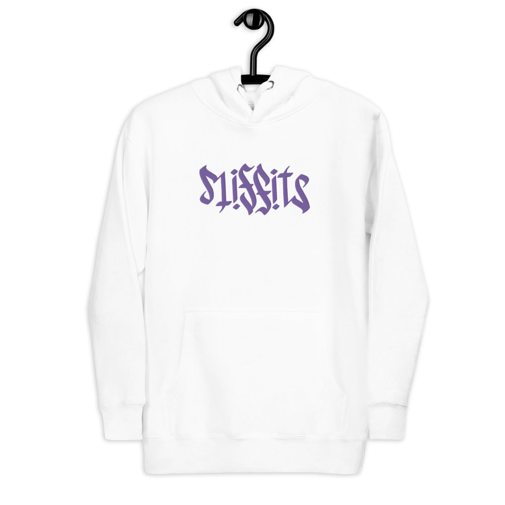 Misfits Ambigram (Purple Embroidery) Unisex Hoodie