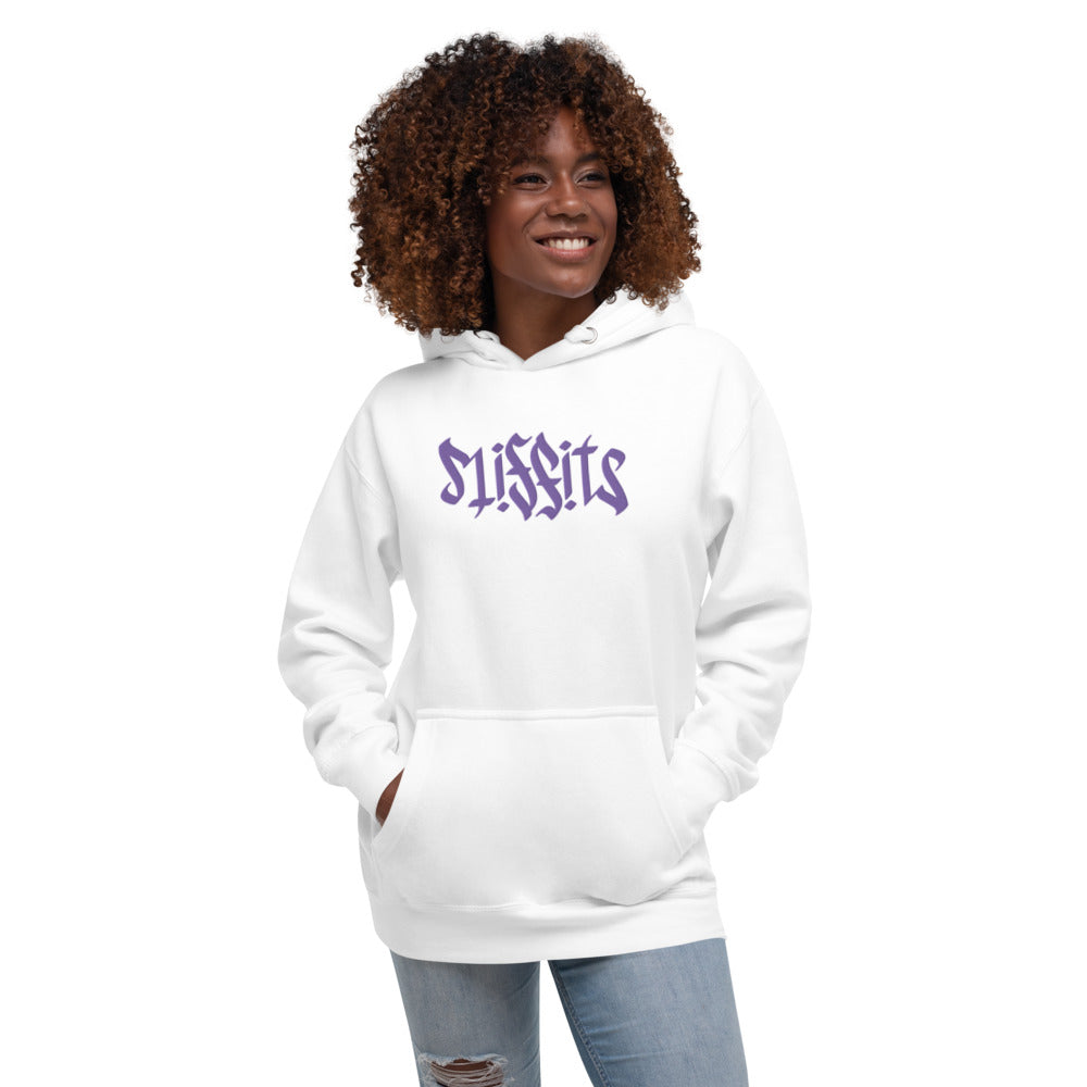 Misfits Ambigram (Purple Embroidery) Unisex Hoodie