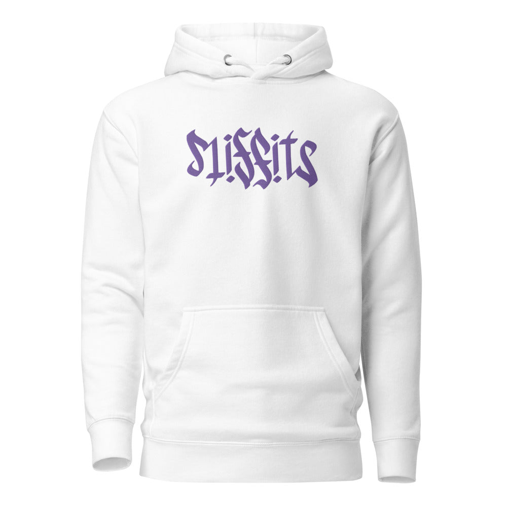 Misfits Ambigram (Purple Embroidery) Unisex Hoodie