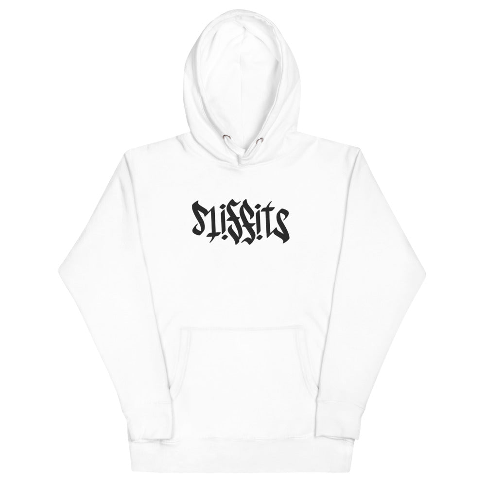 Misfits Ambigram (Black Embroidery) Unisex Hoodie