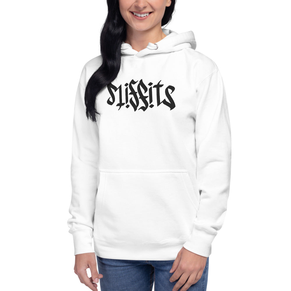 Misfits Ambigram (Black Embroidery) Unisex Hoodie