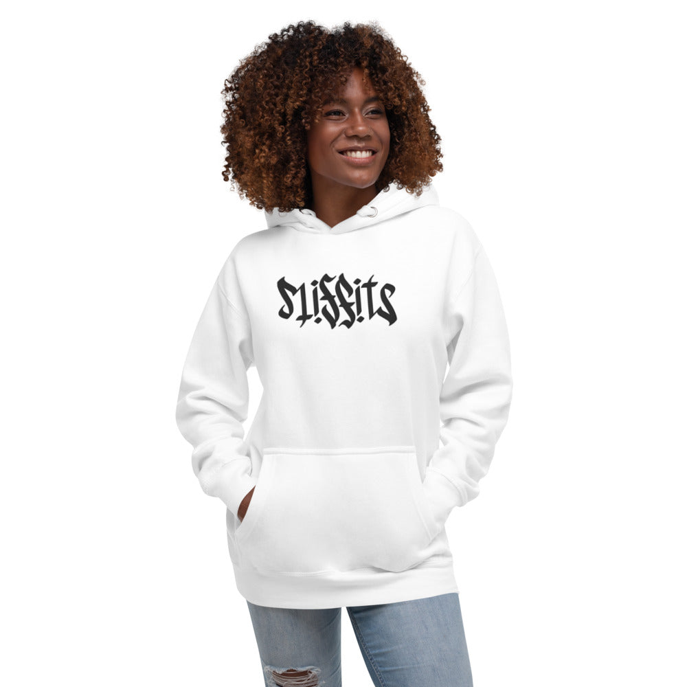 Misfits Ambigram (Black Embroidery) Unisex Hoodie