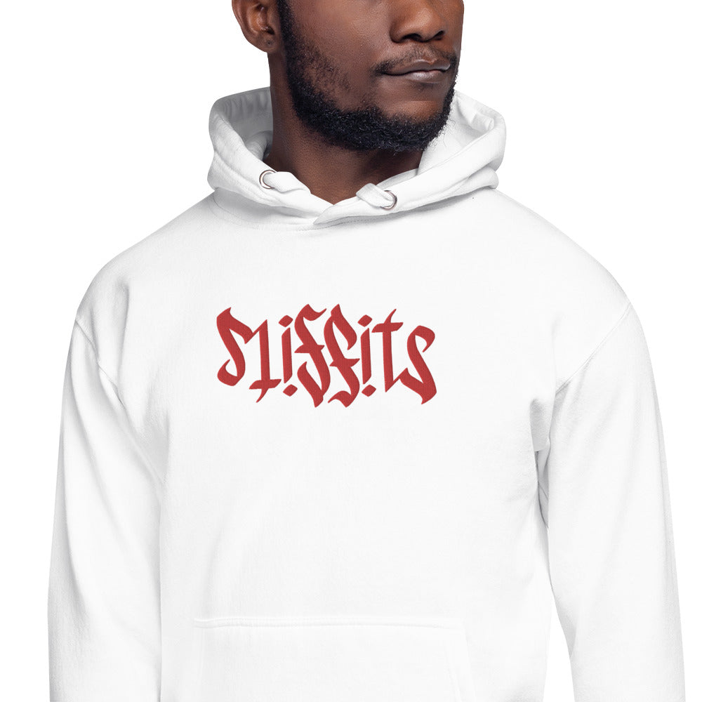 Misfits Ambigram (Red Embroidery) Unisex Hoodie