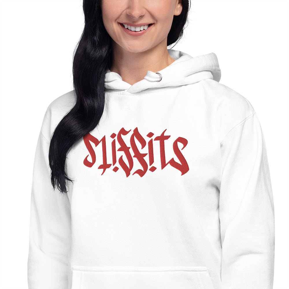 Misfits Ambigram (Red Embroidery) Unisex Hoodie