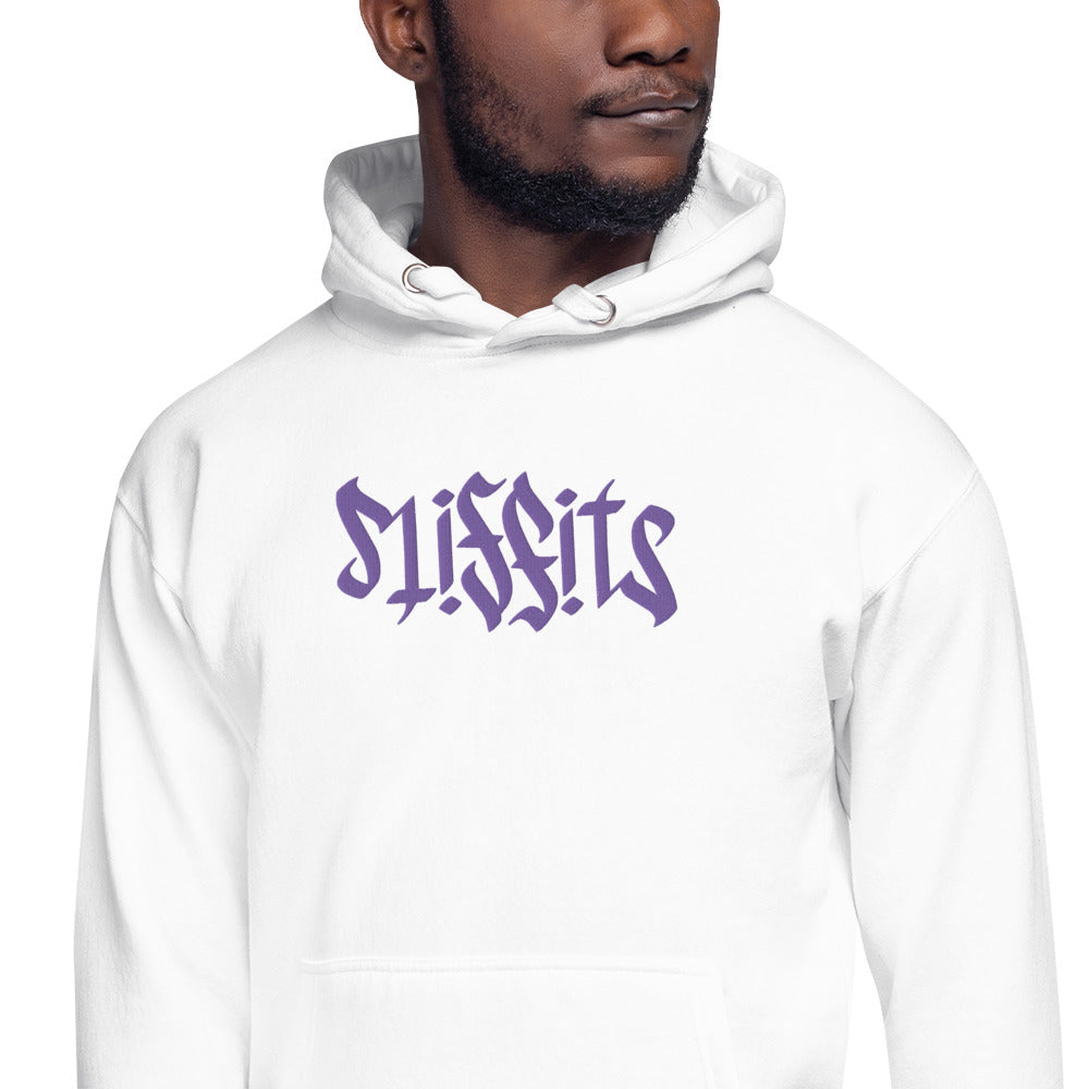 Misfits Ambigram (Purple Embroidery) Unisex Hoodie