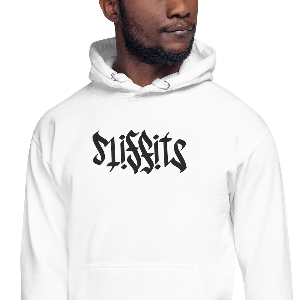 Misfits Ambigram (Black Embroidery) Unisex Hoodie