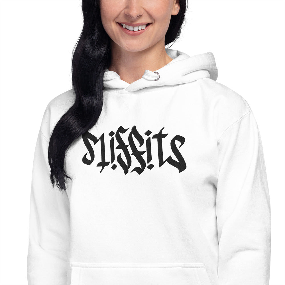 Misfits Ambigram (Black Embroidery) Unisex Hoodie