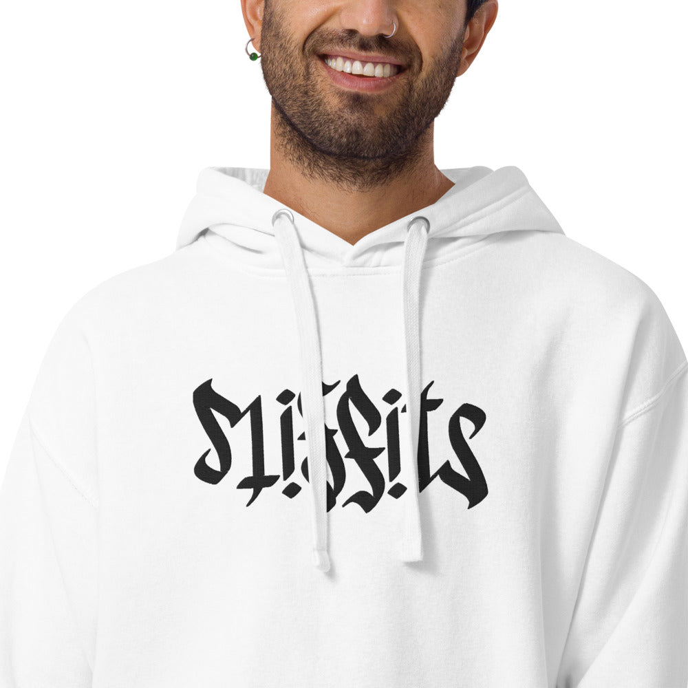 Misfits Ambigram (Black Embroidery) Unisex Hoodie