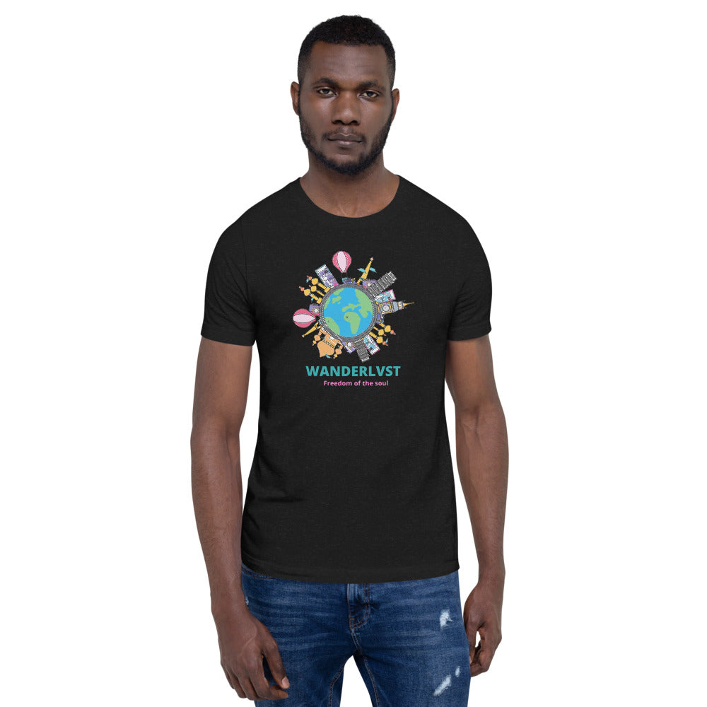 Wanderlvst Logo Short-Sleeve Unisex T-Shirt